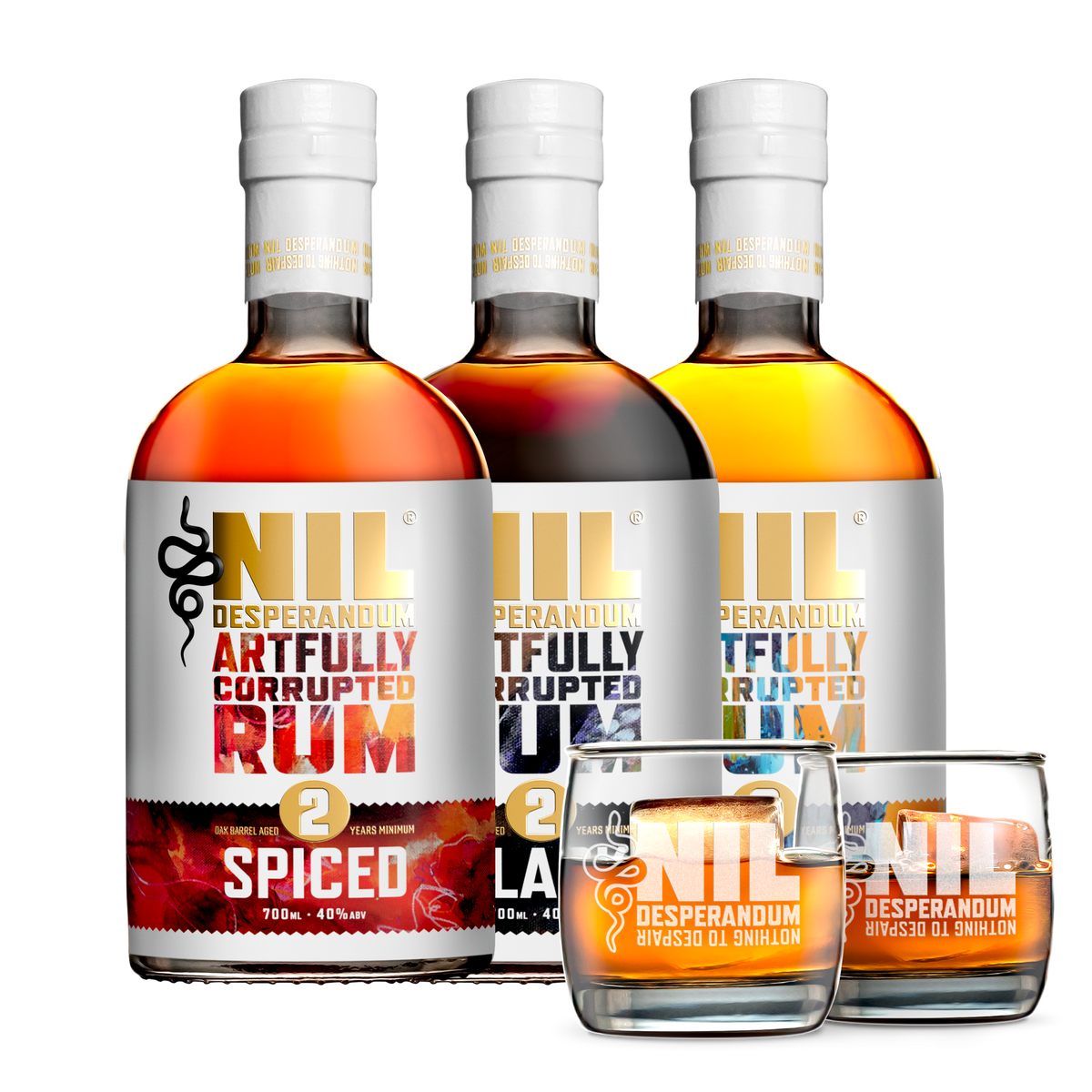 Nil Desperandum Artfully Corrupted Spiced Rum Bundle