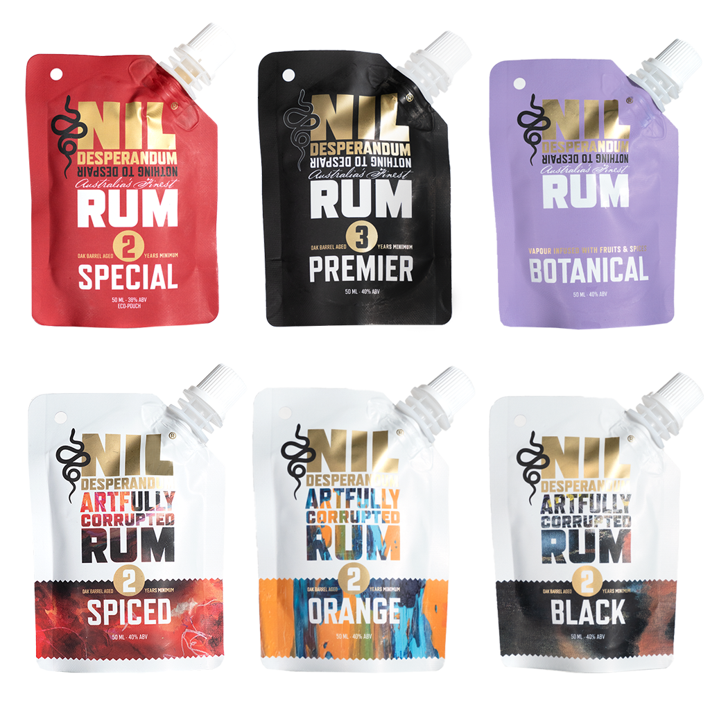 Nil Desperandum Rum Party Pouch 6 Pack