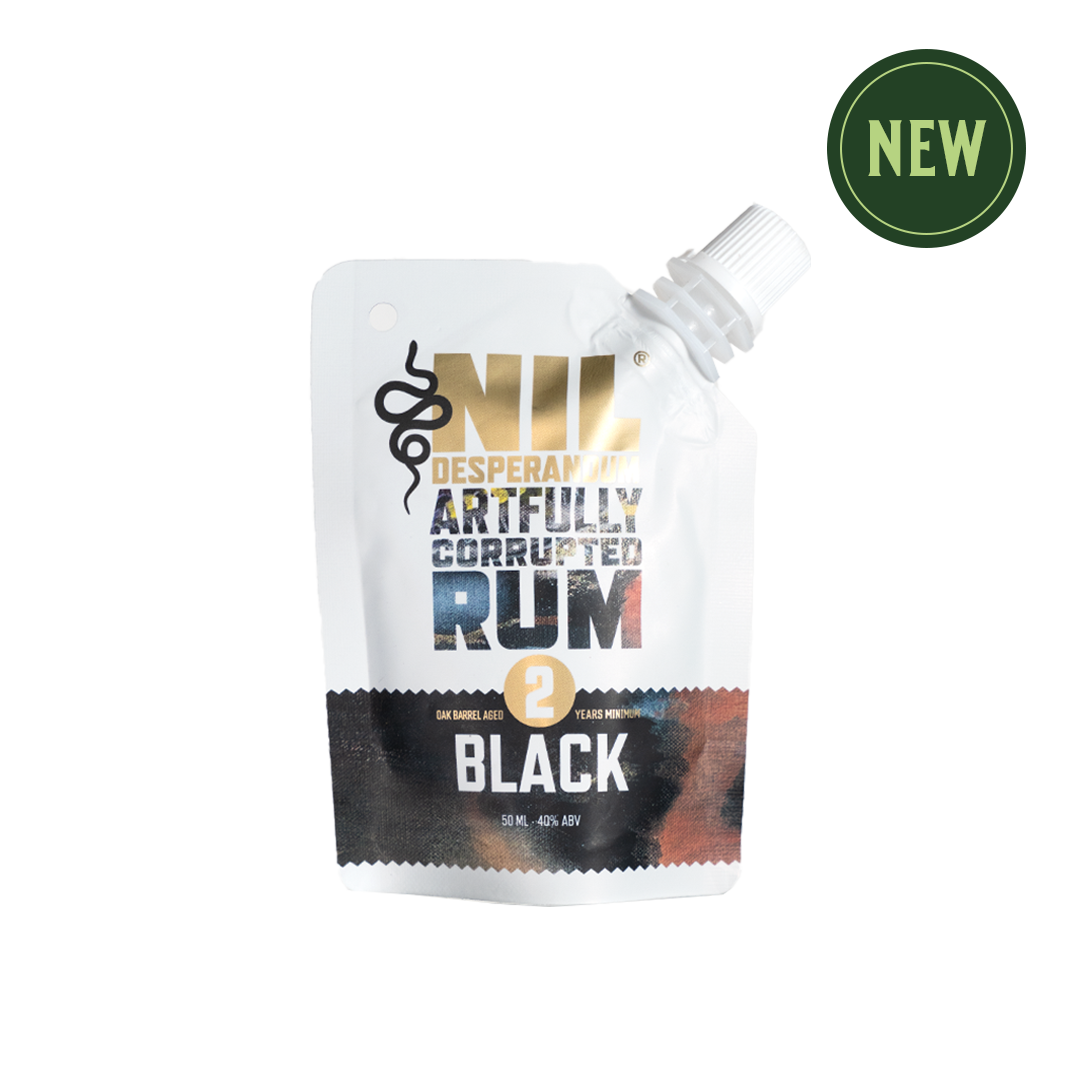 Artfully Corrupted Black Australian Rum Party Pouch