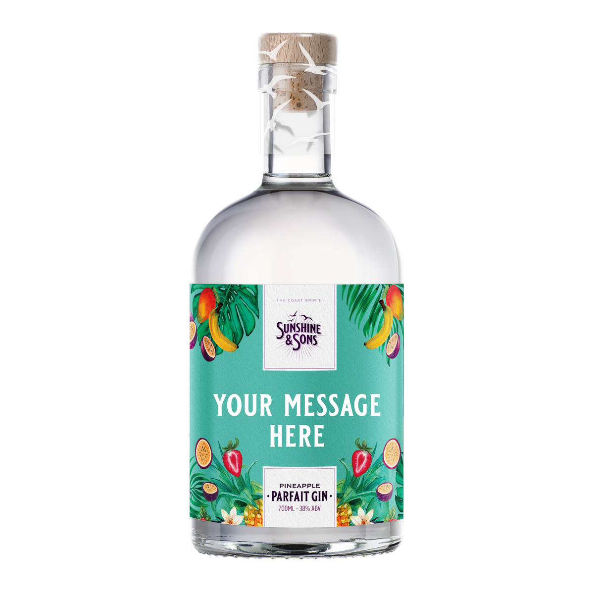 Personalised Pineapple Parfait Australian Gin