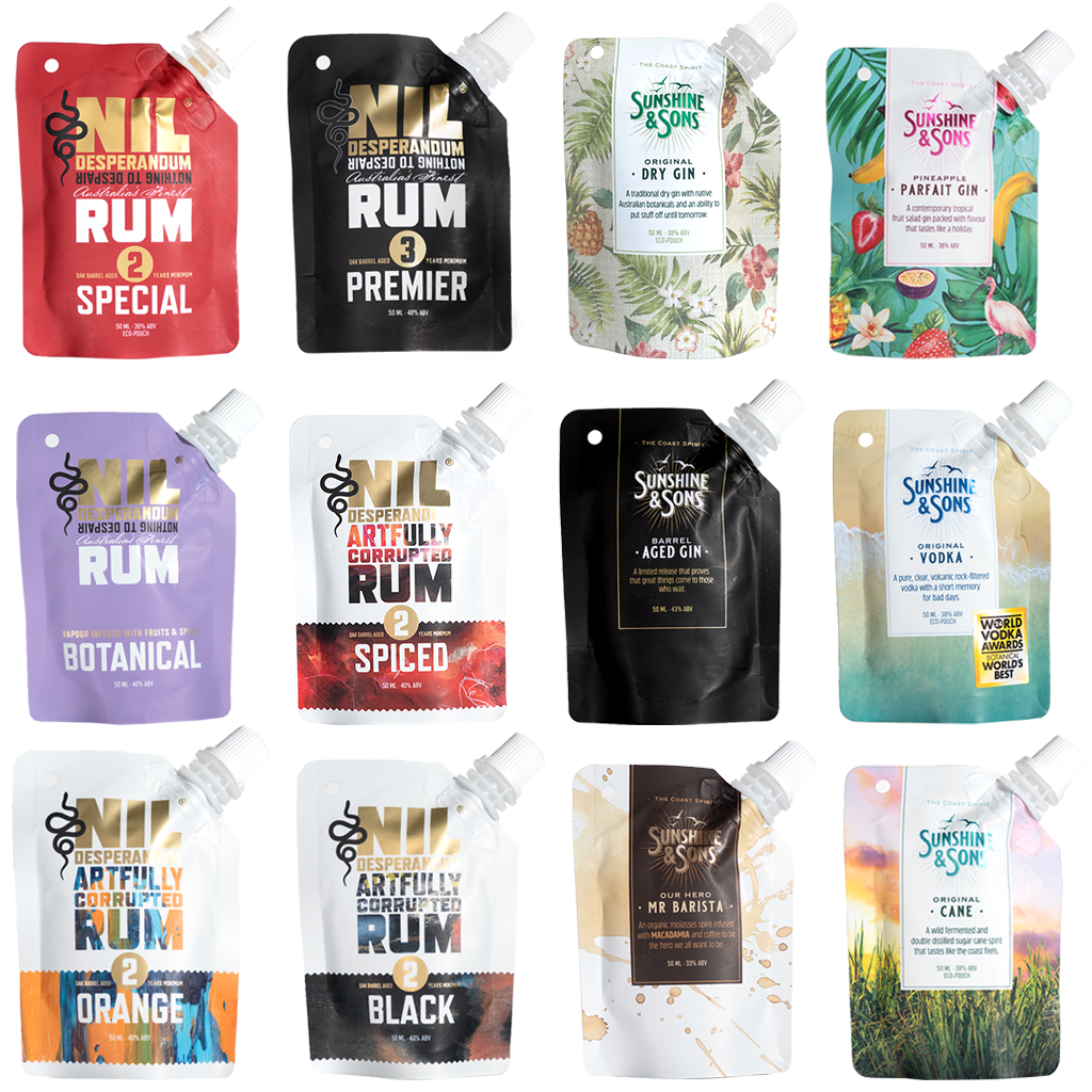 Mixed Spirits Party Pouch 12 Pack