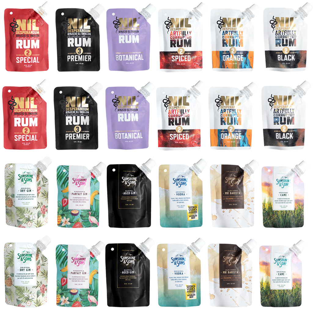 Mixed Spirits Party Pouch 24 Pack